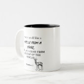 箴言6 : 5 ツートーンマグカップ (正面左)