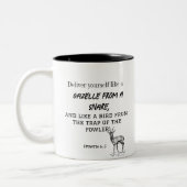 箴言6 : 5 ツートーンマグカップ (左)