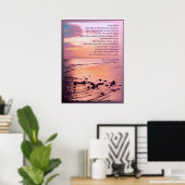 箴言8:27-29聖書のポスタープリント ポスター (ホームオフィス)