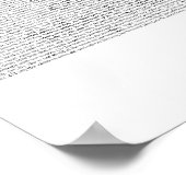 箴言(完全KJV文字) ポスター (角)