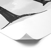 箴言 3:5-6 主を信頼せよ ポスター (角)