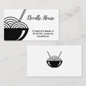 箸つき麺器 名刺 (正面/裏面)