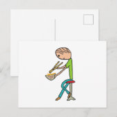 箸と麺 ポストカード (正面/裏面)