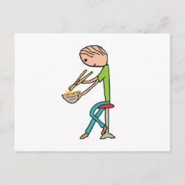 箸と麺 ポストカード