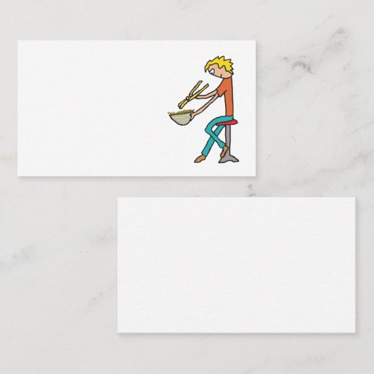 箸と麺 名刺 (正面/裏面)