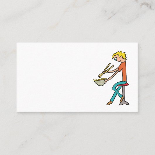 箸と麺 名刺 (正面)