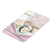 箸による寿司の組み合わせプレート マグネット (左側)