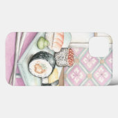 箸による寿司の組み合わせプレート Case-Mate iPhoneケース (裏面 (横))