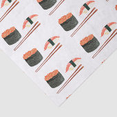 箸のティッシュ転がペープ付き水彩寿司 薄葉紙 (詳細)