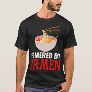 箸を使ったラーメン日本の麺を使ったラーメン Tシャツ