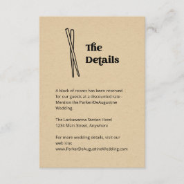 箸結婚情報詳細 エンクロージャーカード