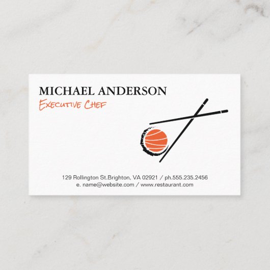 箸 | 寿転が司 名刺 (裏面)