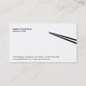 箸（黒地） 名刺 (裏面)