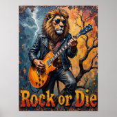 節だらけのリズム：ライオンの裸の木のヒツジ ポスター (正面)