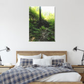 節のある木の基部 キャンバスプリント (インサイチュ (寝室))