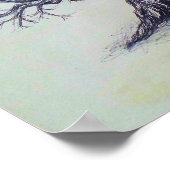 節のある木 ポスター (角)