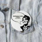 節制の仕事は、ちょうど私の娘に尋ねます 缶バッジ (インサイチュ)