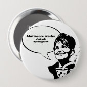 節制の仕事は、ちょうど私の娘に尋ねます 缶バッジ (正面&裏面)