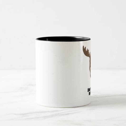 節制の仕事-サラに尋ねて下さい ツートーンマグカップ (中央)