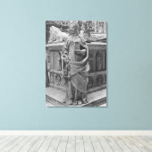 節制詳細 キャンバスプリント (インサイチュ (ウッドフロア))