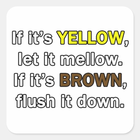 節水シール スクエアシール (正面)