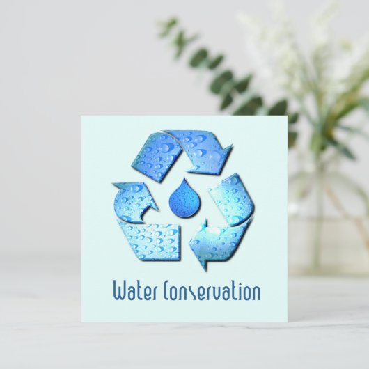 節水招待状 招待状 (スタンド正面)