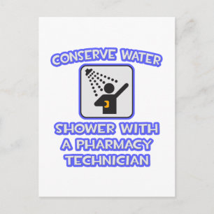 節水…薬局技術を使ったシャワー ポストカード
