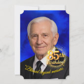 節目の誕生日招待状 招待状 (裏面)