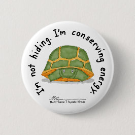 節約エネルギー白ボタン 缶バッジ