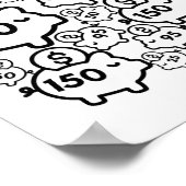 節約トラッ救カー- 52週間で$5,000 – カラー ポスター (角)