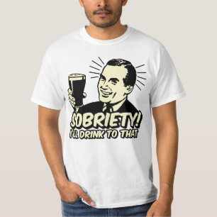 節酒Iはそれに飲みます Tシャツ