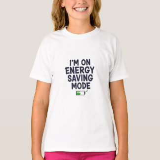 節電モード中 Tシャツ