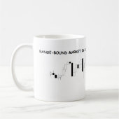範囲の縛られた市場はおもしろいです コーヒーマグカップ (左)