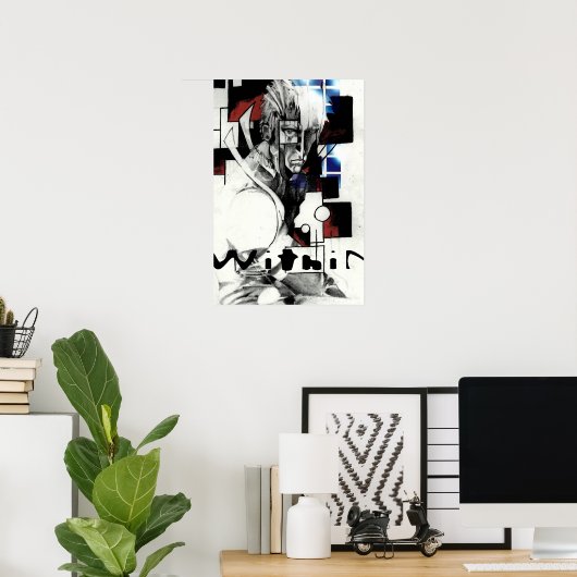 範囲内 ポスター (ホームオフィス)