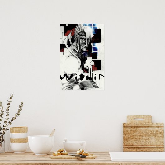 範囲内 ポスター (キッチン)