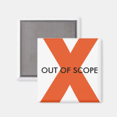 範囲外マグネット マグネット (正面/裏面)