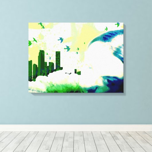 範囲外。 キャンバスプリント (インサイチュ (ウッドフロア))