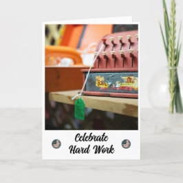 築き上げるあらゆる手を称えること サンキューカード