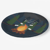 篝火のパーティー ペーパープレート (アングル)