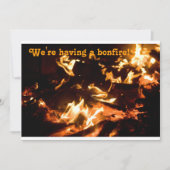 篝火の招待 招待状 (正面)