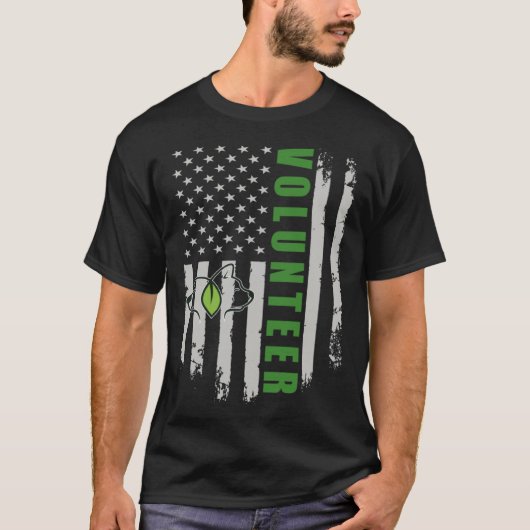 篤志動物保護区ボランティア最高の隊 Tシャツ (正面)