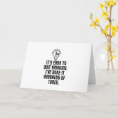 簡単からやめ喫煙 カード (黄色い花)