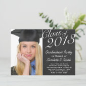 簡単から卒業カスタマイズまでのポートレート写真パーティー 招待状 (スタンド正面)