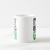 簡単が緑 コーヒーマグカップ (中央)