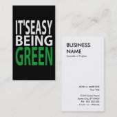 簡単が緑 名刺 (正面/裏面)