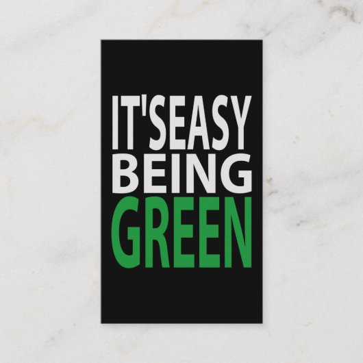 簡単が緑 名刺 (正面)