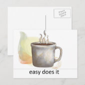 「簡単が行う」 ポストカード (正面/裏面)