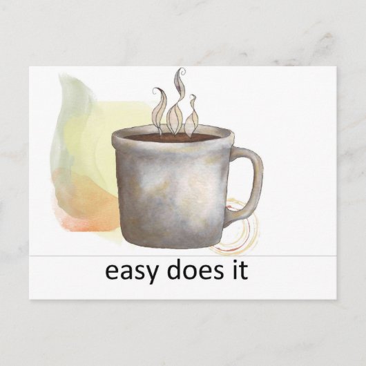 「簡単が行う」 ポストカード (正面)