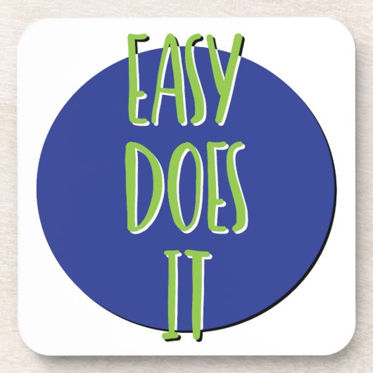 簡単がItの回復スローガンを実行 コースター (正面)