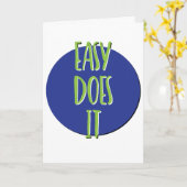 簡単がItの回復スローガン記念日を実行 カード (黄色い花)